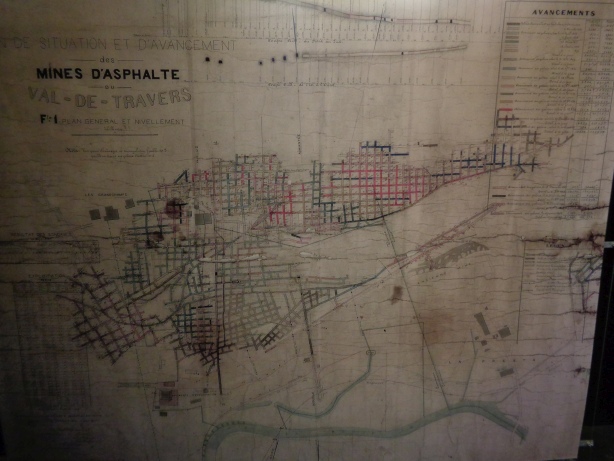 Plan von 100 Kilometern Stollen