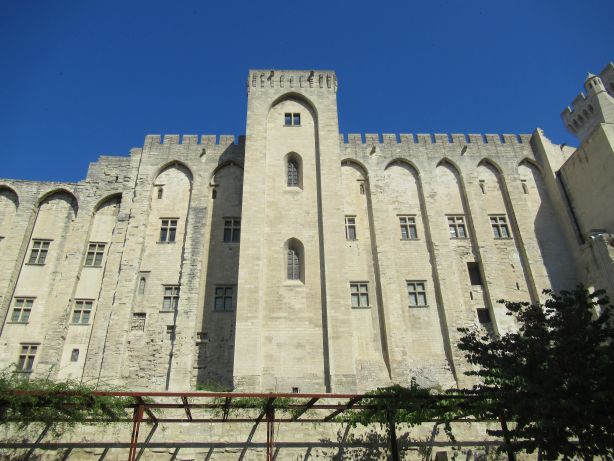 Rückseite Papstpalast / Palais des Papes