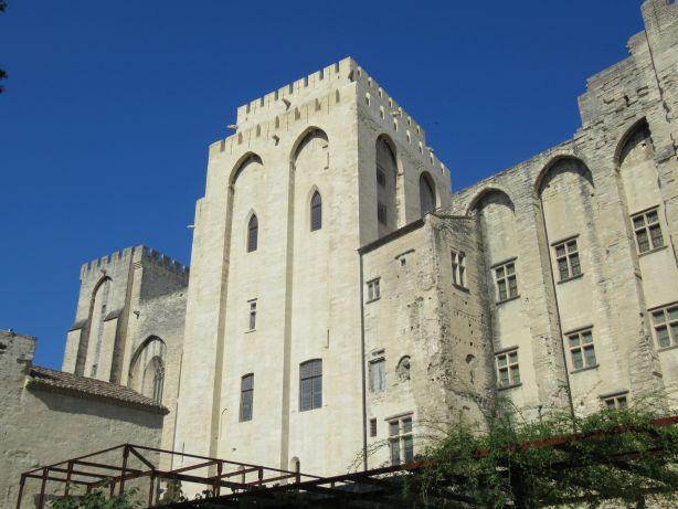 Rückseite Papstpalast / Palais des Papes