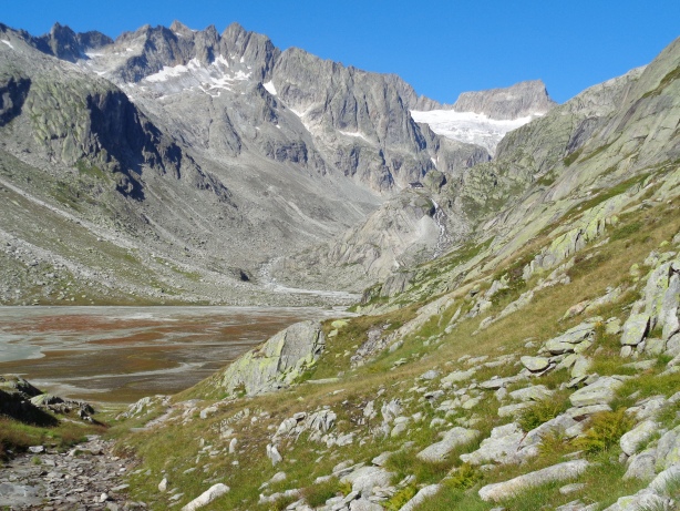 Brandlammhoren (3089m) und Gross Diamantstock (3161m)