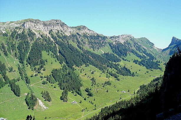 Justistal, Mittaghorn (2014m), Sichle (1679m)
