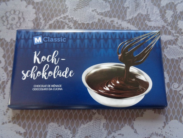 4 Häuschen Schokolade