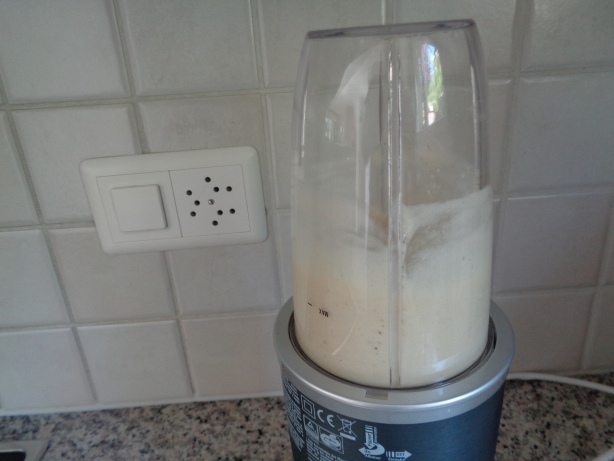 und im Mixer zu Brei machen