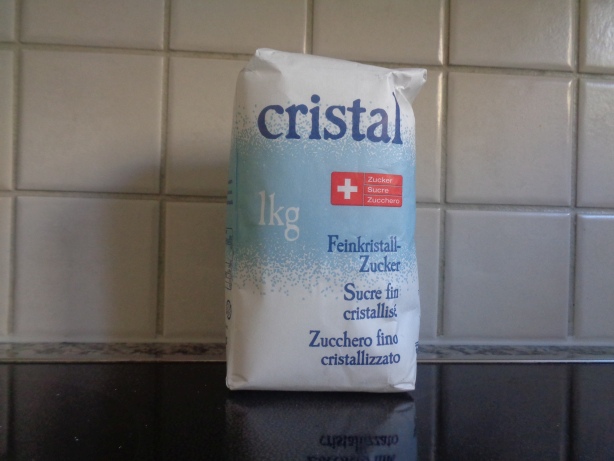 2 gehäufte Esslöffel Zucker