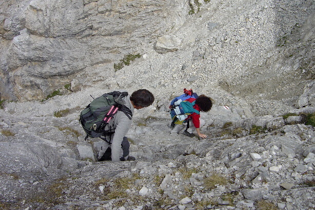 Abstieg im Gässi
