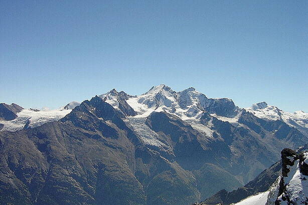 Mischabel - Nadelhorn, Hohbärghorn, Dom, Täschhorn, Alphubel