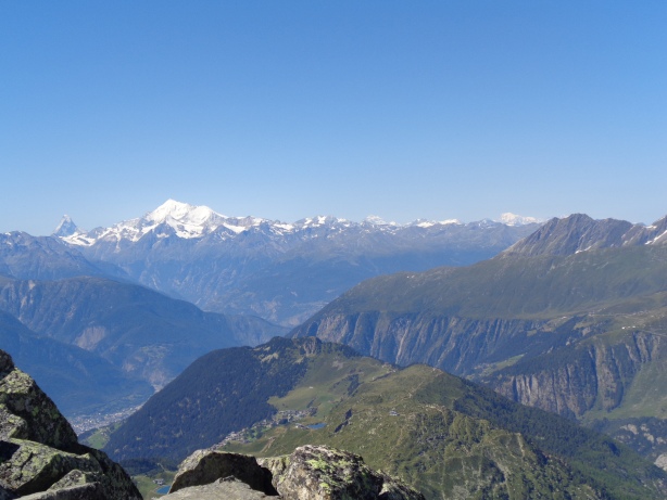Matterhorn (4478m), Weisshorn (4506m)