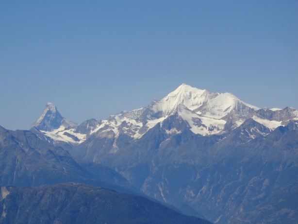 Matterhorn (4478m), Weisshorn (4506m)