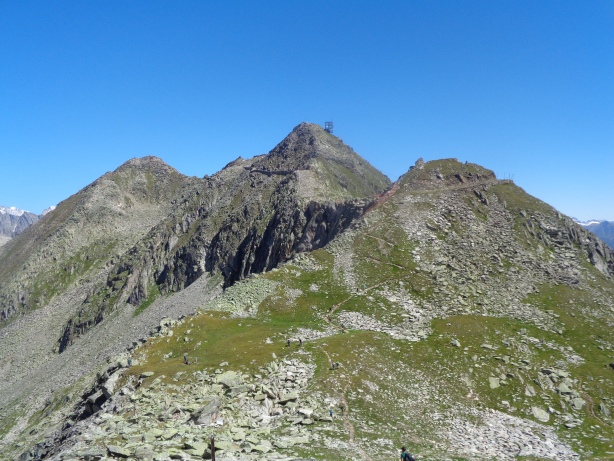 Ganz links Eggishorn (2927m)