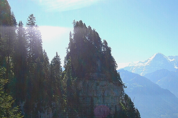 Bireflue / Birenfluh (1505m) und Eiger (3970m)