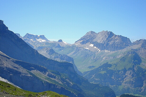 Wildstrubel (3244m), Tschingellochtighorn (2735m), Lohner (3049m)