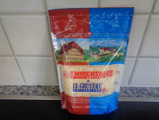 125 Gramm Reibkäse