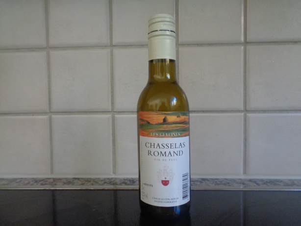 Ein halber Deziliter Weisswein