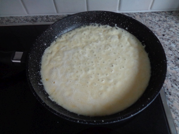 Wenn der Käse geschmolzen ist