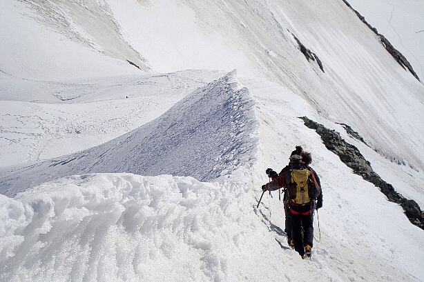 Überschreitung des Westgipfels
