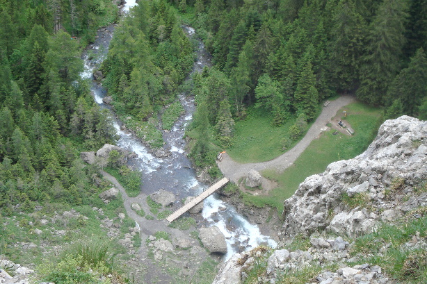 Blick hinunter zur Engstligen
