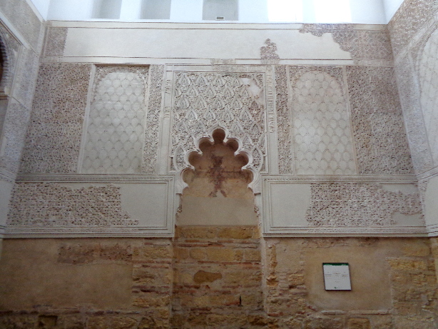Inside the synagogue