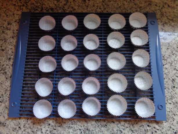 Förmchen bereitmachen