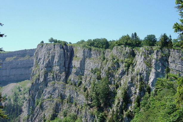 Am Ende des Sentier des 14 Contours