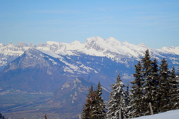 Churfirsten, Gonzen, Sichelchamm, Gamsberg, Fulfirst, Alvier, Gauschla