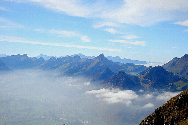 Rochers de Naye, Cape au Moine, Vanil des Artses, Dent de Lys
