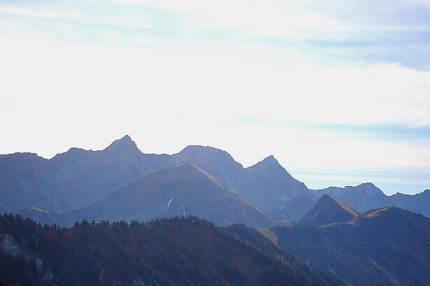 Vanil Noir (2389m), Pointe de Paray (2375m)
