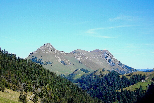 Teysachaux (1909m) und Le Moléson (2002m)
