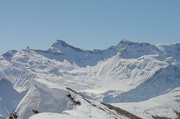Steghorn (3146m) und Wildstrubel (3244m)