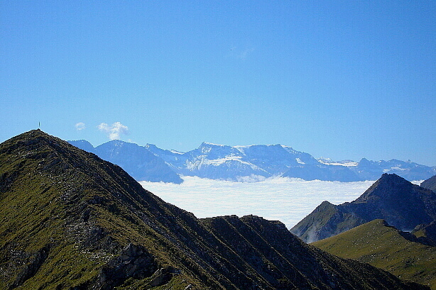 Steghorn (3146m), Wildstrubel (3244m), Glacier de la Plaine Morte