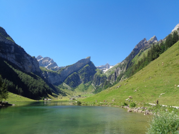 Seealpsee, Altmann, Rossmahd, Säntis, Hängeten