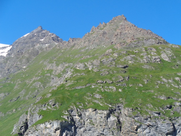 Becca de la Lia (3458m), Mulets de la Lia  (2839m)