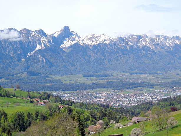Stockhorn range and Thun