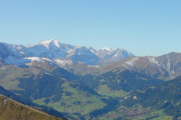 Wildhorn (3247m), Les Diablerets (3210m), Oldenhorn (3123m)