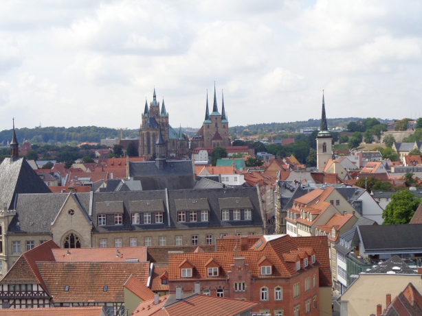 Aussicht von der Ägidienkirche - Dom, St. Severi Kirche