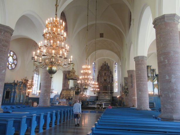 Innenansicht Kristine Kyrka / Kristinen Kirche