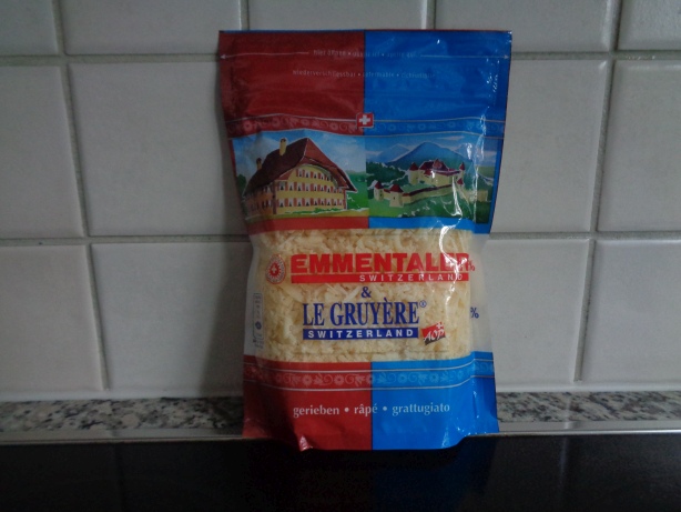 50 grams of grated cheese