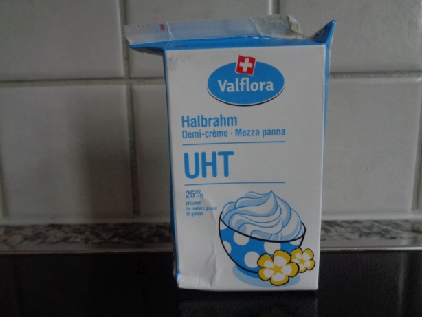 1 deciliter of cream