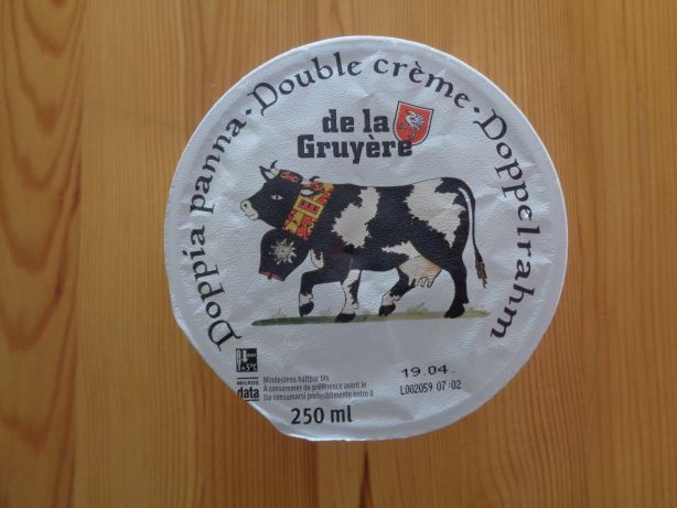 100 Gramm Doppelrahm