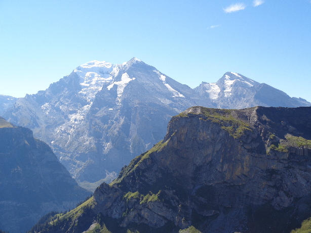 Balmhorn (3699m), Altels (3624m), Rinderhorn (3448m)