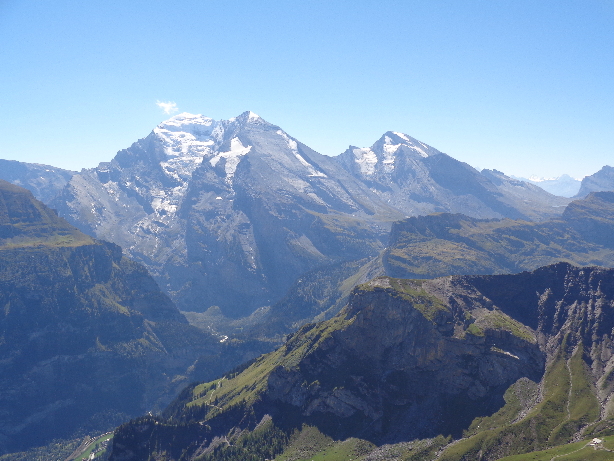 Balmhorn (3699m), Altels (3624m), Rinderhorn (3448m)
