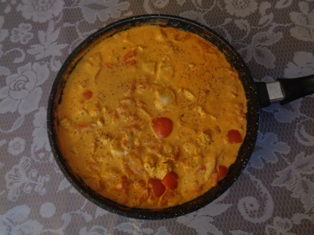 Mit Pfeffer und Salz würzen und servieren