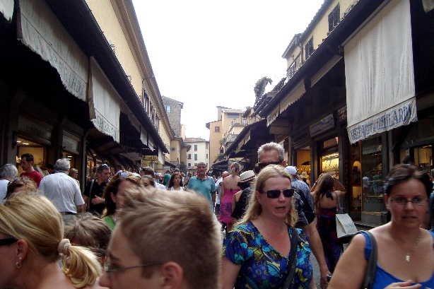 Auf dem Ponte Vecchio