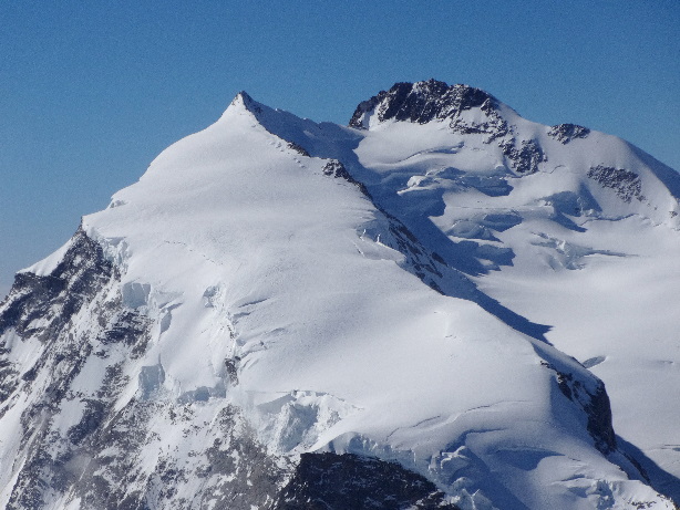 Monte Rosa - Nordend (4609m) und Dufourspitze (4634m)