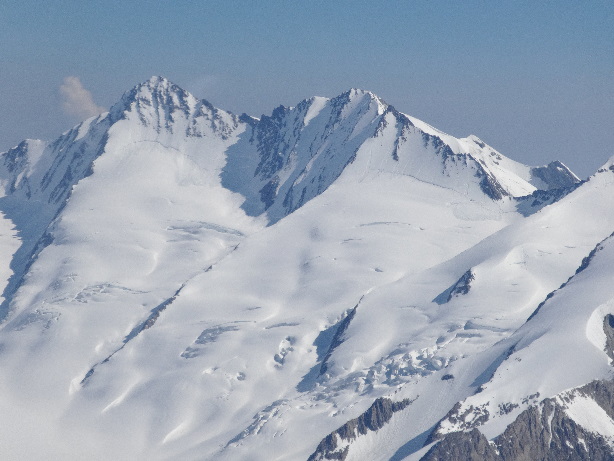Kleines Grünhorn (3913m), Grosses Grünhorn (4044m)