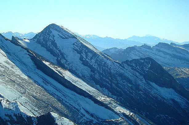 Rinderhorn (3448m) und Chli Rinderhorn (3003m)