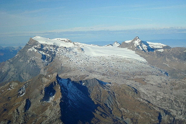 Les Diablerets (3210m) und Oldenhorn (3123m)