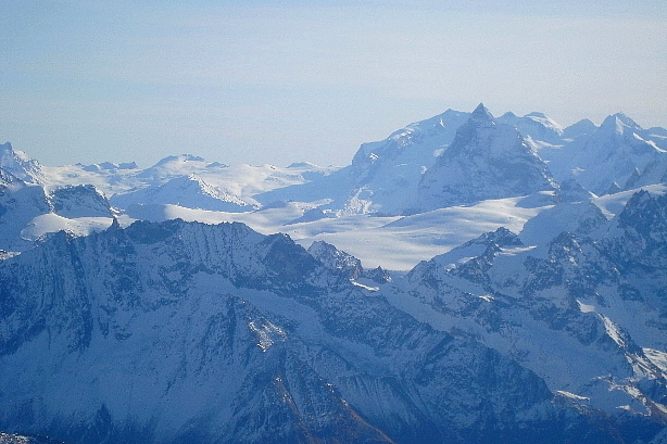 Cima di Jazzi, Monte Rosa, Matterhorn, Zermatter Breithorn