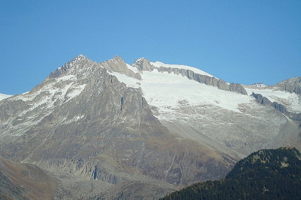 Unterbächhorn (3554m), Nesthorn (3824m), Grisighorn (3177m)