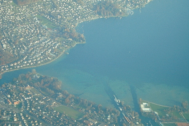 Hünibach, Scherzligen, Aare, Thunersee