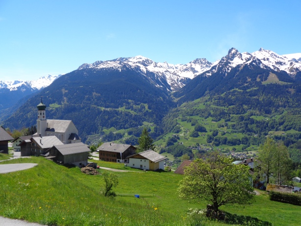 Gweilkopf (2406m), Platin Kopf (2505m), Tschaggunser Mittagspitze (2168m)